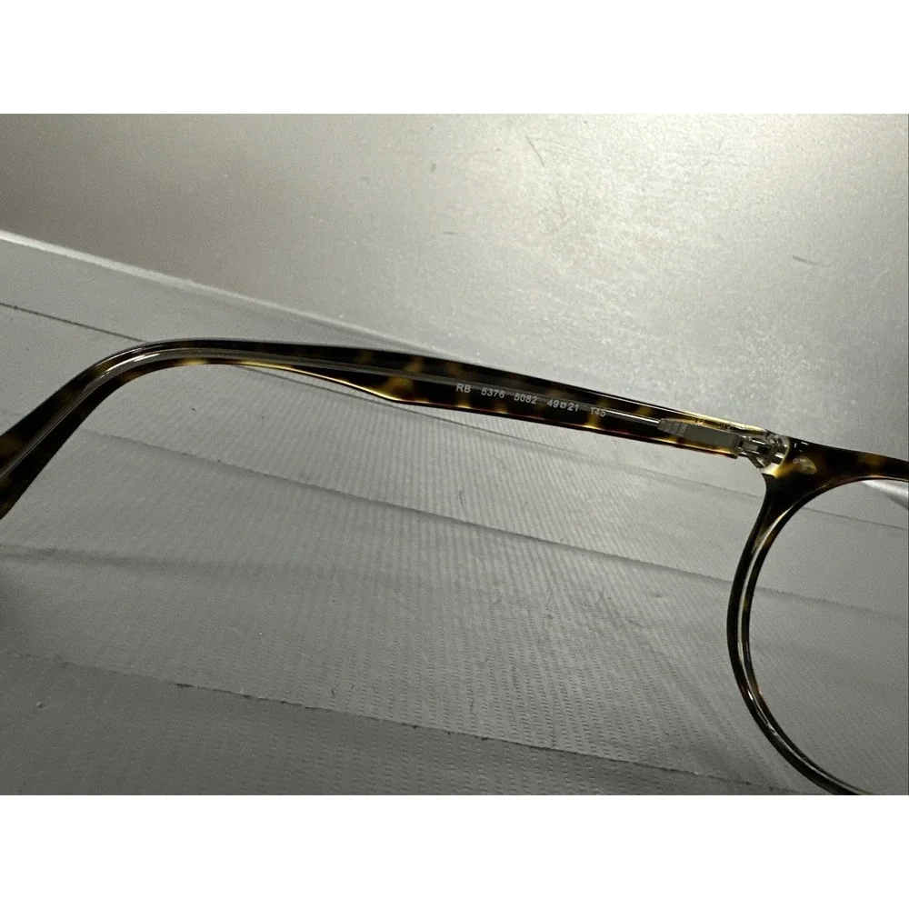 Ray-Ban RB5376 5082  Brown Round Unisex Eyeglasses 50 mm